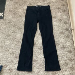 Old navy black boot cut jeans, size 8